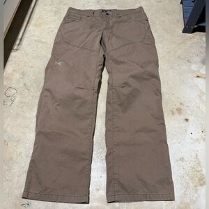 Vintage Arcteryx Mens 34X32 Bastion Pants Double Knee Outdoor Gorpcore Canvas